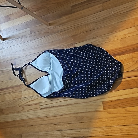 Joe Fresh Halter Tie One Piece Swimsuit - Picture 2 of 3